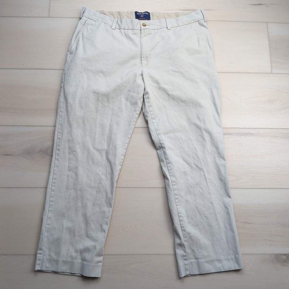 Bills‎ Khakis Chino Pants Mens 40x30 (Fits 40x29) Standard Issue Beige Cotton